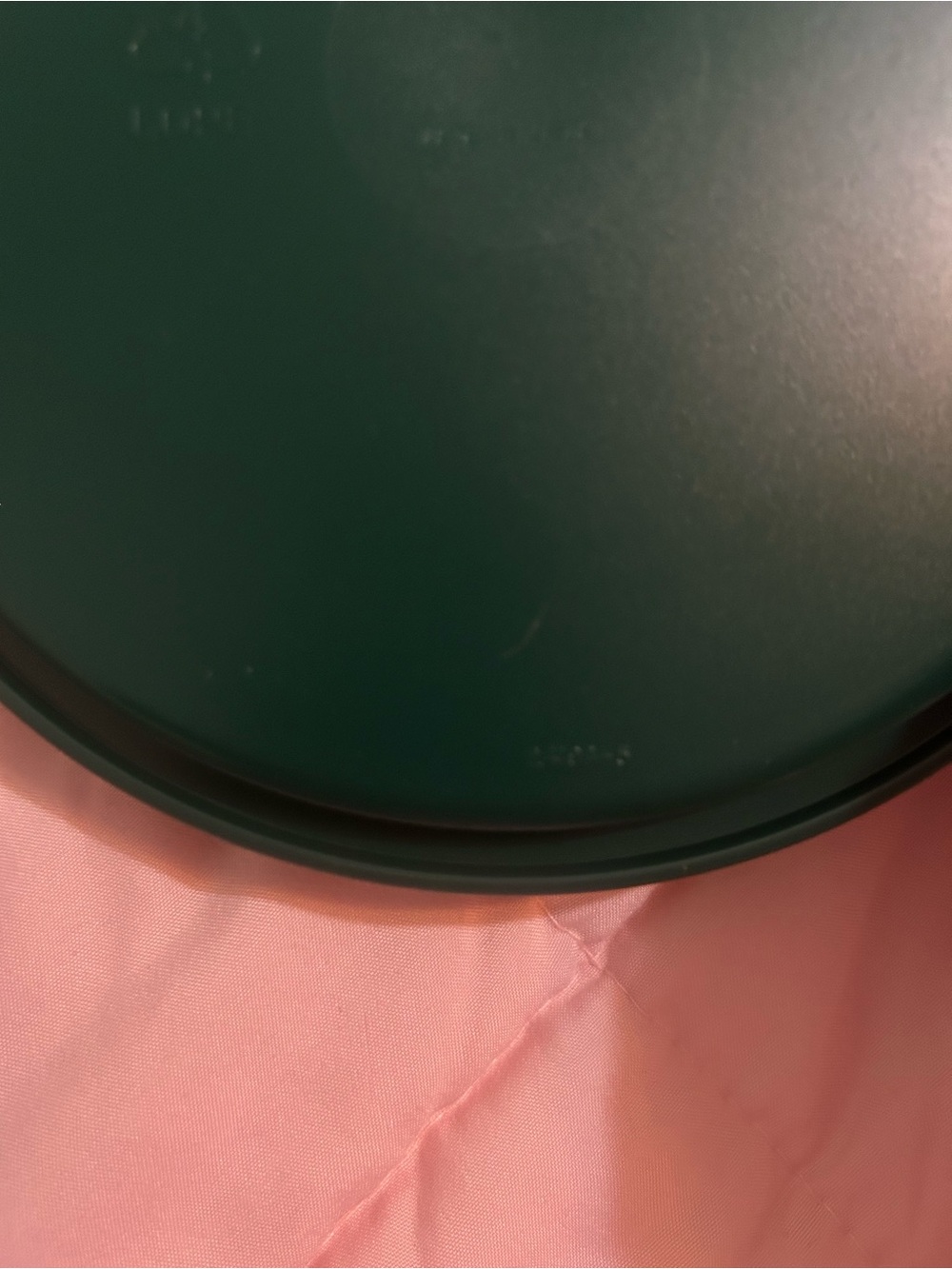 Tupperware Green Round Container Lids Set of Four - Picture 5 of 8